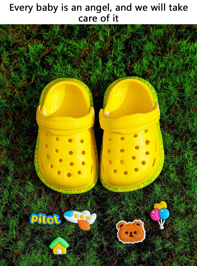 Summer Baby Shoes Sandals Cartoon Design Mules for Girls And Boys Infant Garden Shoes New Products for Children