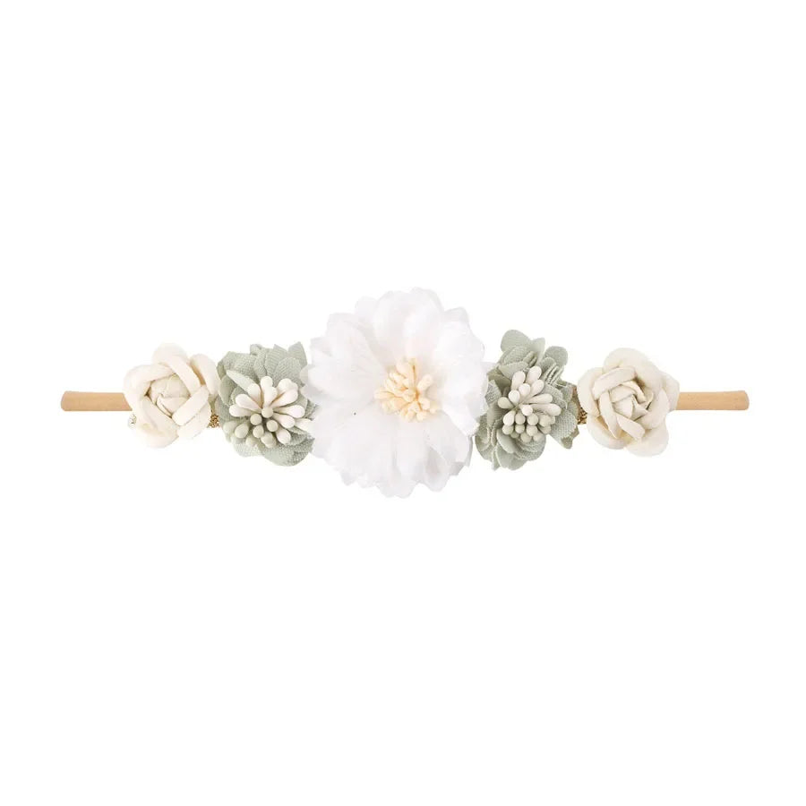 1/3pcs Baby Headbands for girls Kids Cute Flower Headwear Nylon Soft Elastic Hair Band Gifts Toddler Headband Hair Accessories