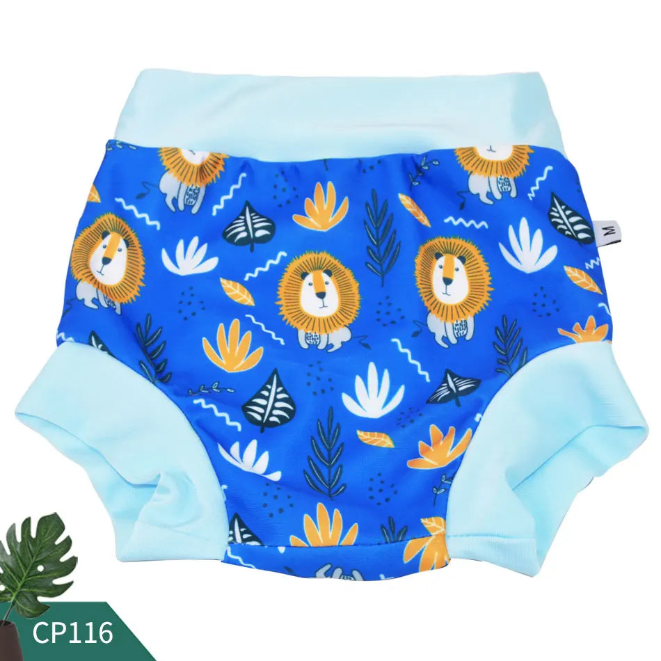 Eezkoala  Swimming Diaper Newborn Baby High Waist Swim Nappies Washable Baby Swimwear Cloth Diapers