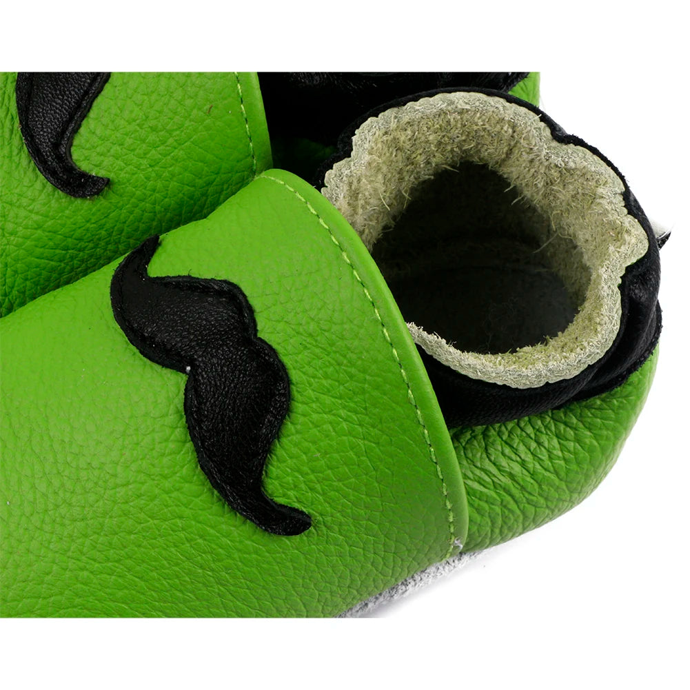 Genuine Leather Baby Shoes 0-24M Newborn Non-Slip Cartoon Toddlers Soft Sole Casual Prewalker Infant Classic First Walker
