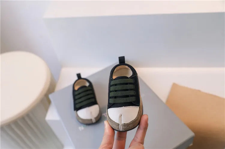New Baby Shoes For Boy Canvas Toddler Kids Casual Shoes Soft Sole Outdoor Tennis Fashion Little Girls Sneakers