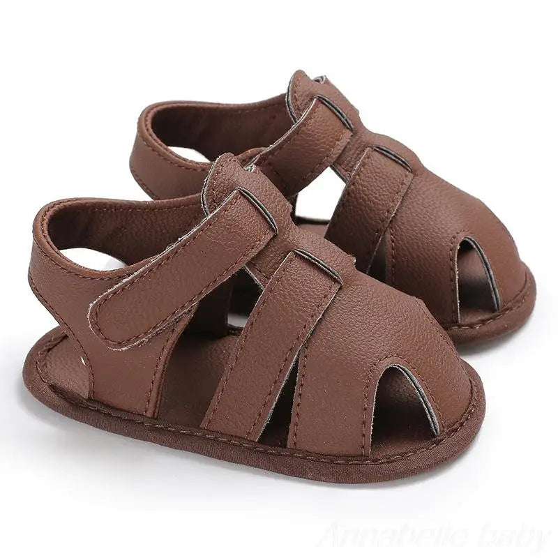 Baby Girl Sandals 0 to 6 12 18 Months 2023 Fashion PU Leather Babies Sandals for Boys Newborn Kids Sandals Summer Children Shoes