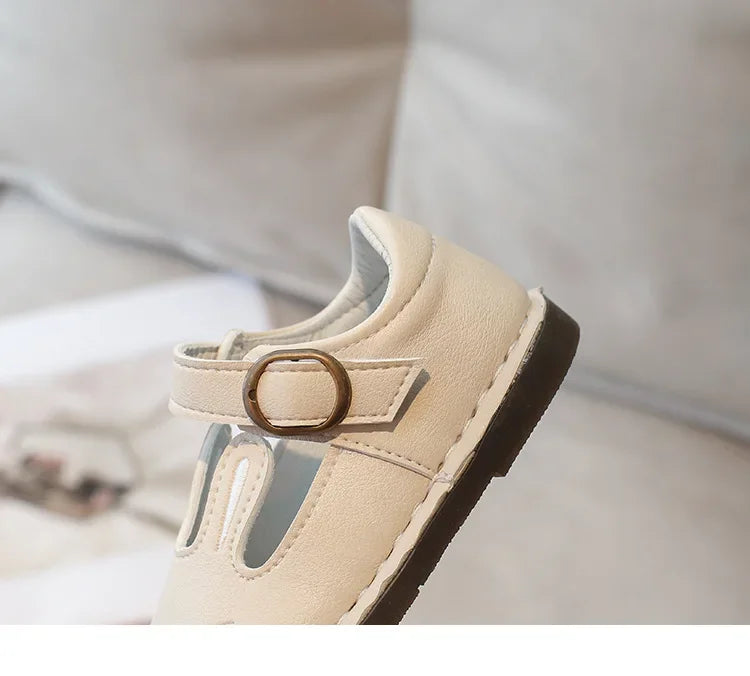 2025 Children Leather Shoes for Girls Spring Autumn New Fashion Korean Style Soft Bottom Anti-slippery Versatile Baby Shoes