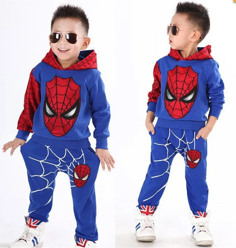 Baby Boys Clothing Sets Toddler Cartoon Hoodies Sweatshirt+Pants Tracksuits Clothes Children Festival Cosplay Costume sets boy
