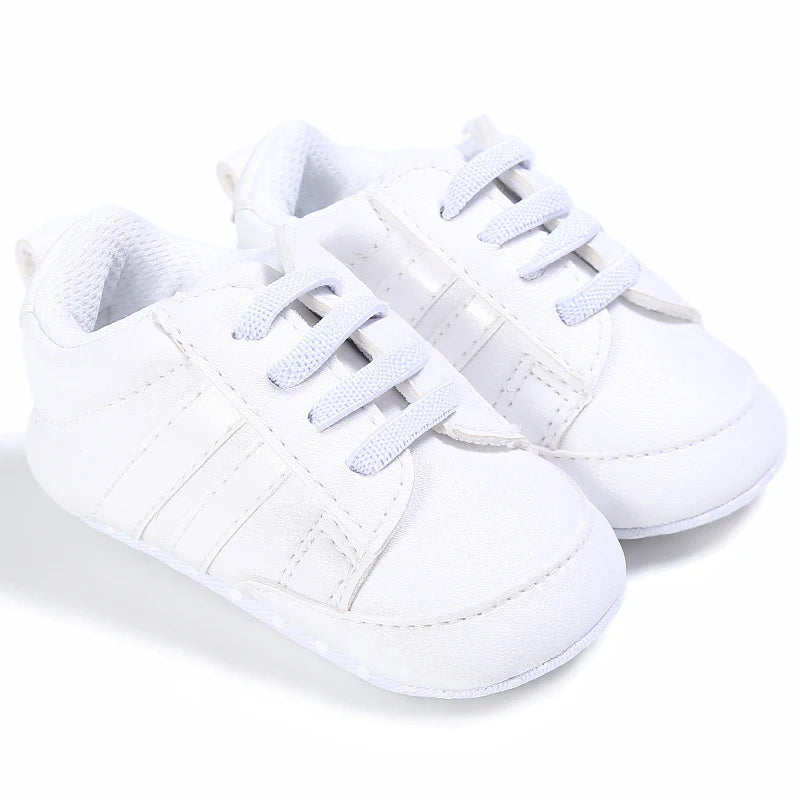Male and Female Baby Sports Shoes 0-1 Year Old Soft Soled Fashionable Casual Walking Shoes For Spring/Summer Babies and Children