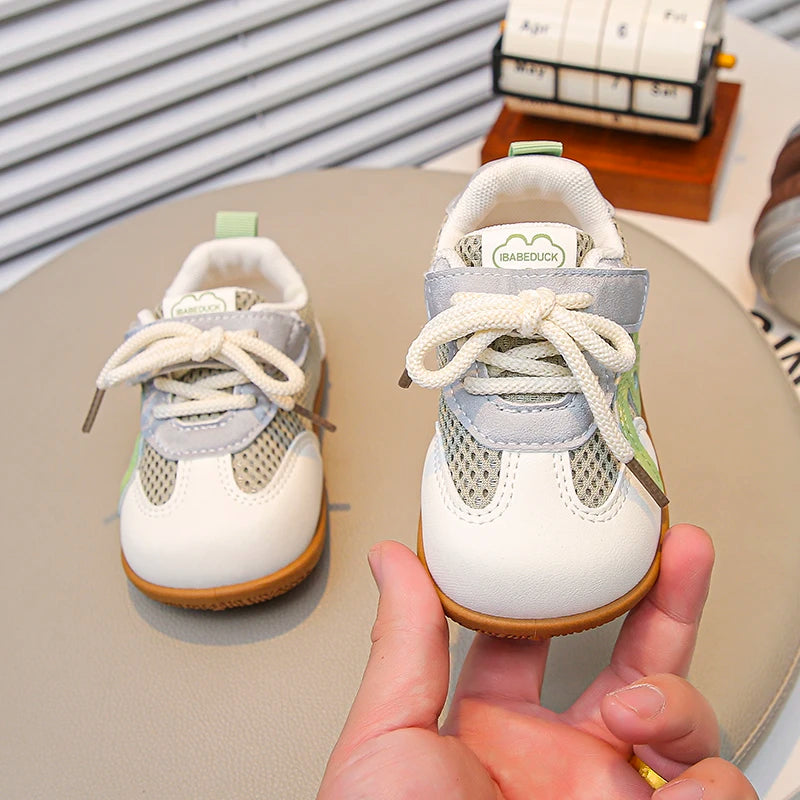 Baby Walking Shoes Breathable Soft Bottom Toddler Kids Running Shoes Non-slip 2026 Brand New Boys Girls Casual Shoes 18-28