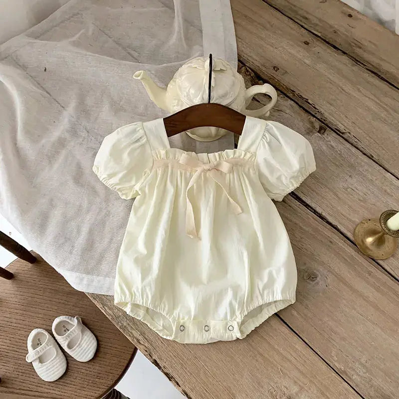 Baby Kleidung Sommer Neugeborenen Kleidung Blumen Strampler TGie Jumpsuits Kurzarm Sonnenschutzanzüge 0-2 Jahre Baby Strampler