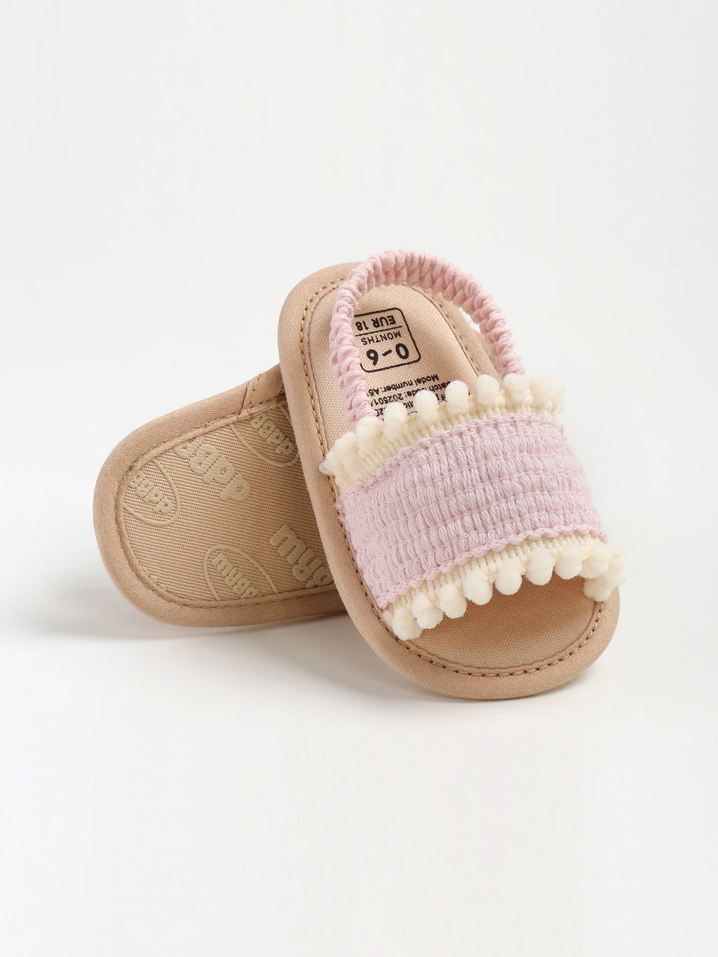 Baby girl sandals, summer shoes, outdoor first step for toddlers to learn to walk summer shoes for babies aged 0-18 months