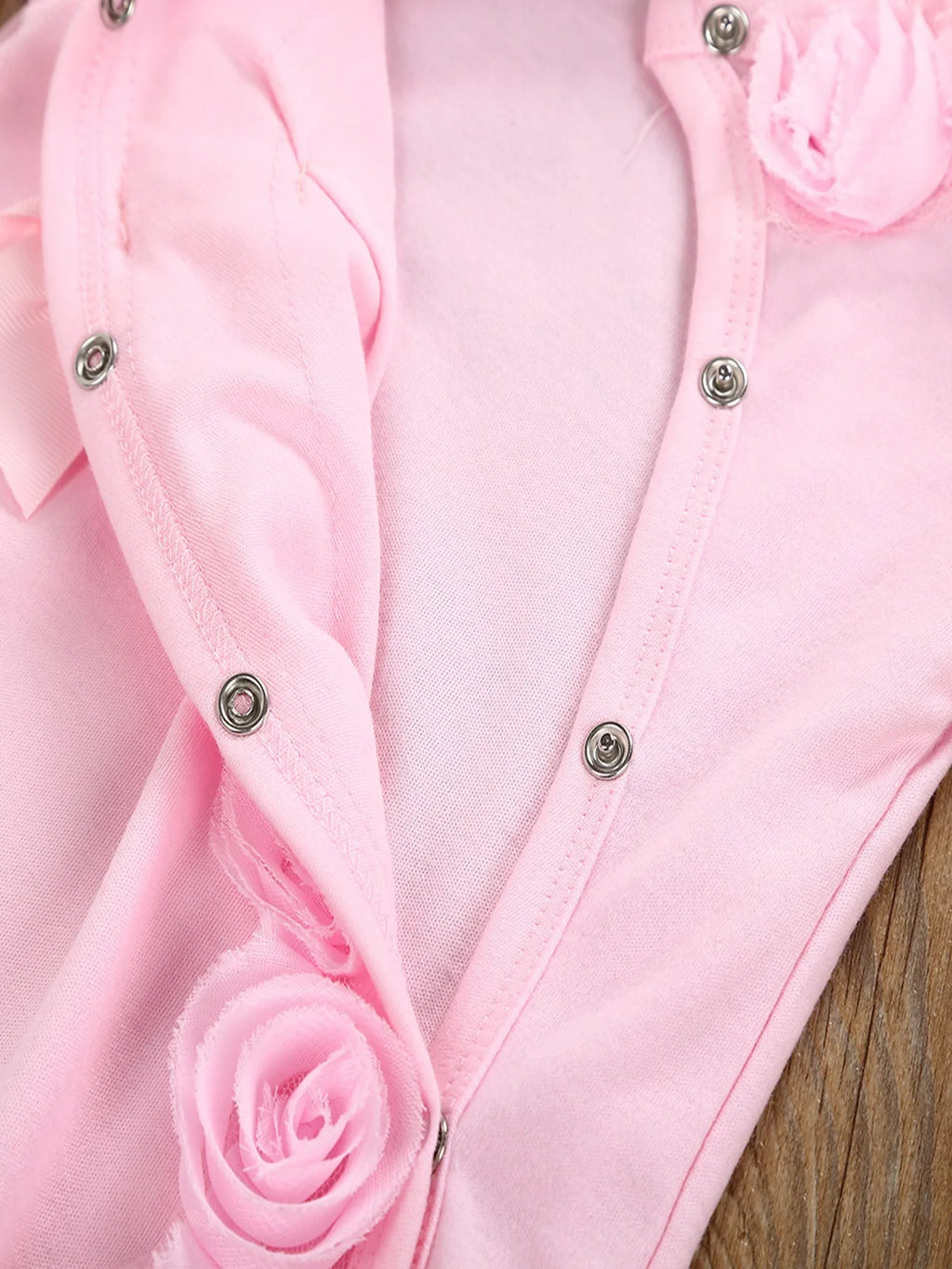 Spring  Newborn Baby Girl Clothes  2pcs Long Sleeve Lace Romper & Headband Set Cotton Flower Footies  Newborn Baby Girl Gift