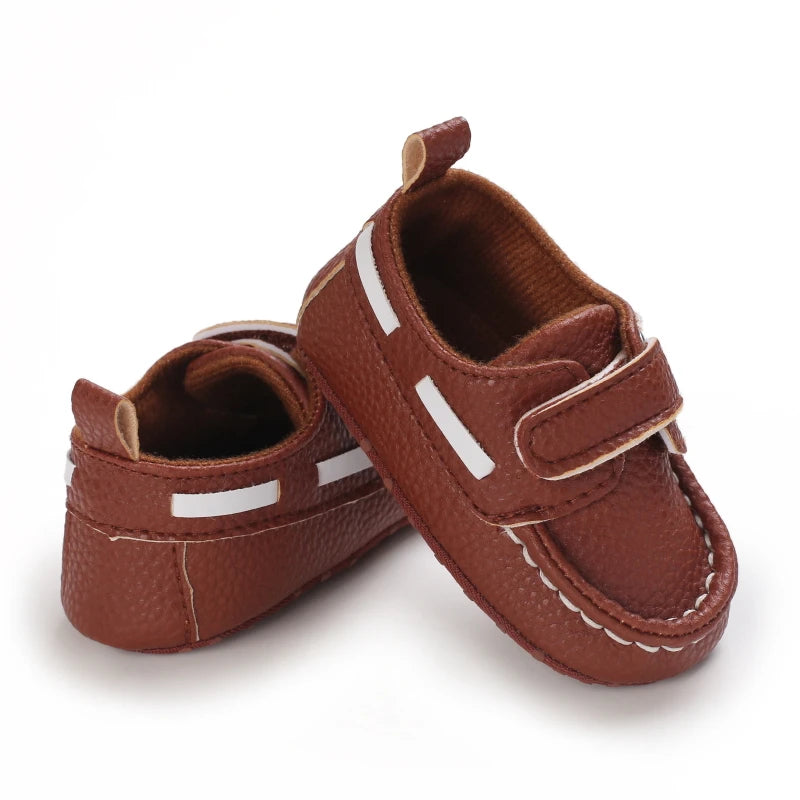 Spring and Autumn British Style Loafers For Babies Aged 0-12 Months Comfortable and Non Slip Walking Shoes