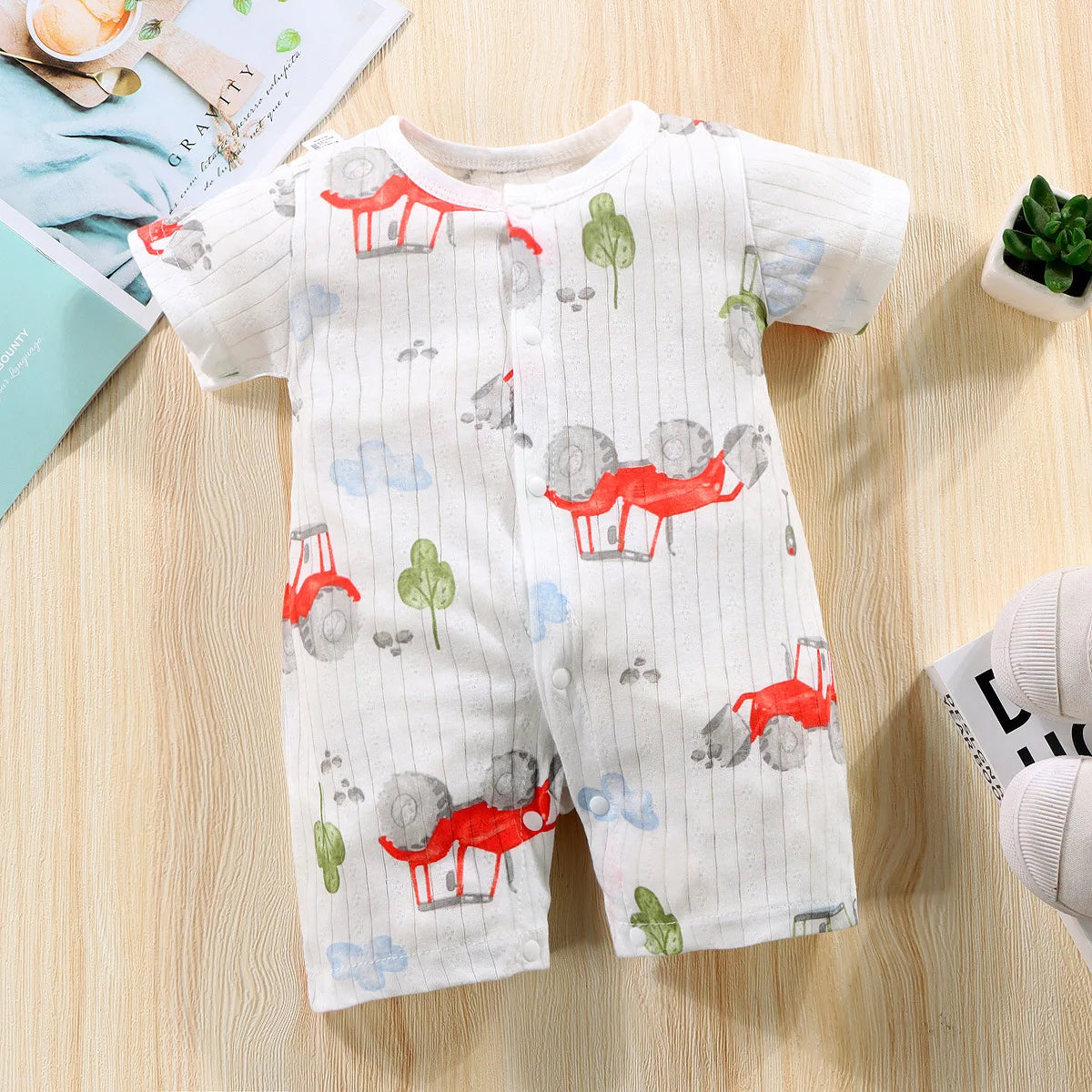 Ropa para recién nacidos de bebé, mameluco de manga corta para bebés de 0 a 2 años, pelele para niños y niñas, ropa para envolver niños.