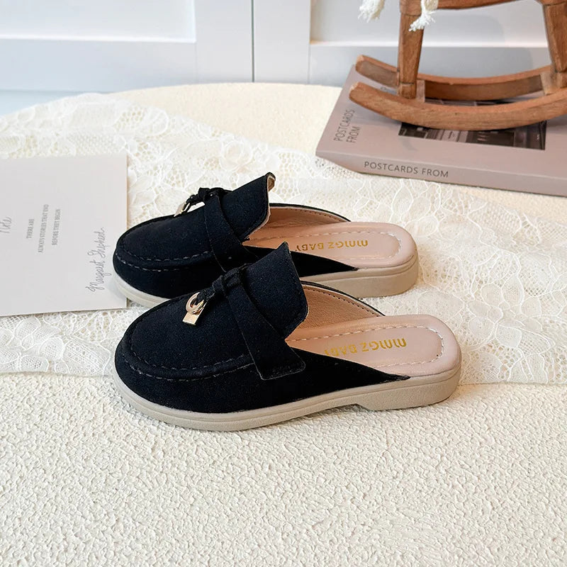Children Leather Shoes for Girls Boys 2026 Spring Summer New Fashion Korean Style Soft Bottom Anti-slippery Versatile Loafers
