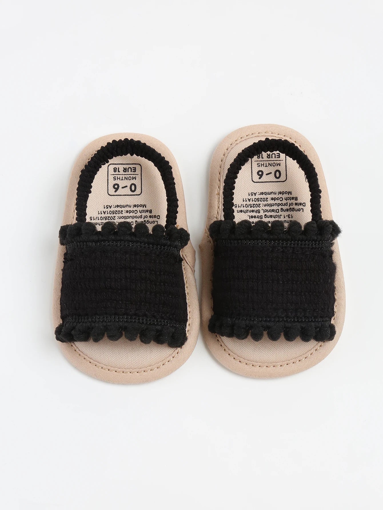 Baby girl sandals, summer shoes, outdoor first step for toddlers to learn to walk summer shoes for babies aged 0-18 months