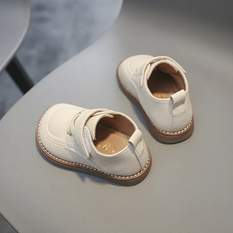 Baby Boys Leather Shoes Spring Autumn Kids Casual Shoes Comfortable British Style Children Birthday Party Shoes Size 15-30