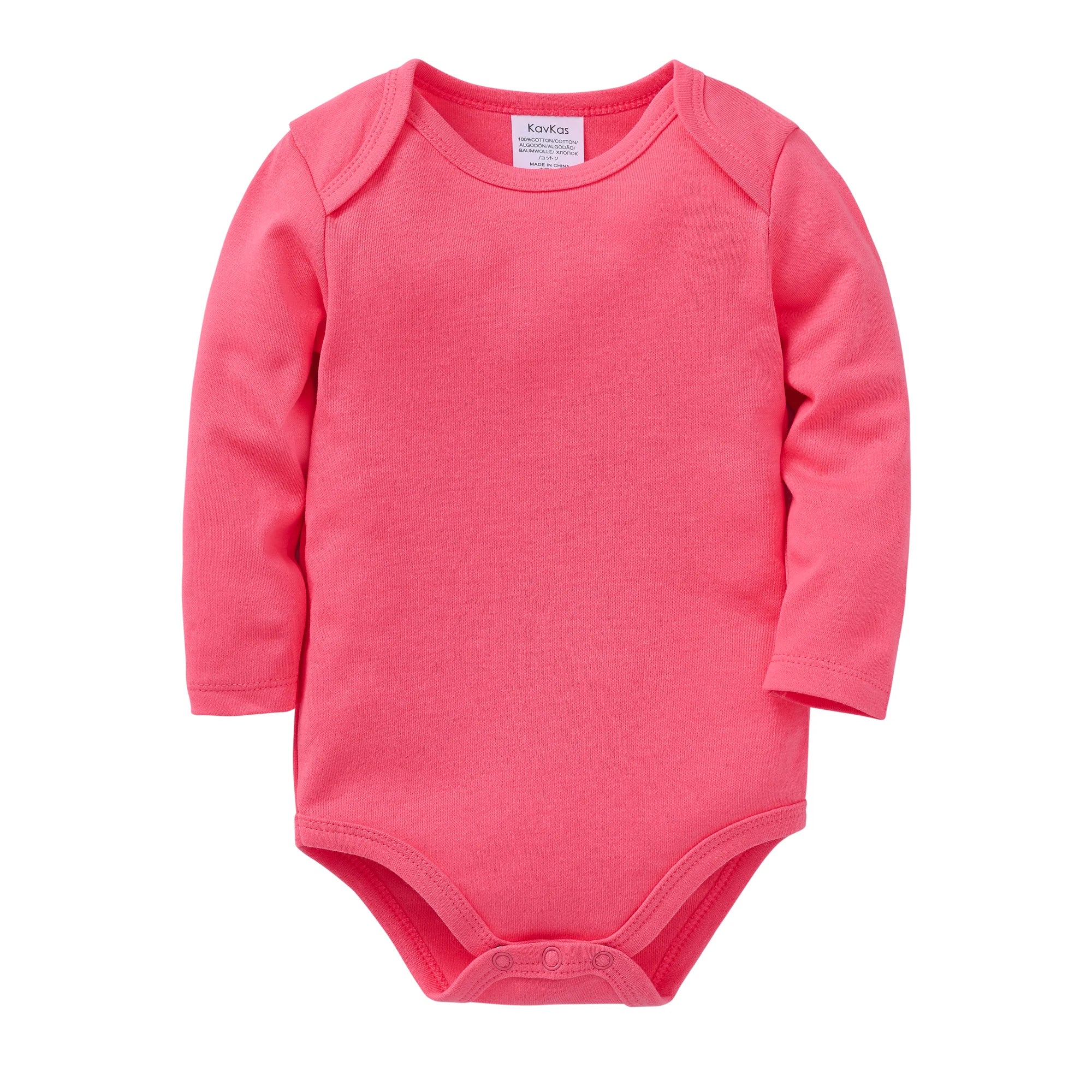 1/3/4/6 Pcs KAVKAS Baby Clothing Rompers Boys 100% Cotton Plain Bodysuit Girls Blank Muslin Jumpsuit 0-24 Months