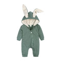 Cartoon Newborn Baby Clothes Boys Romper Long Sleeve Hooded Zipper Baby Girl Romper Spring & Autumn Infant Clothing 3-18 Months