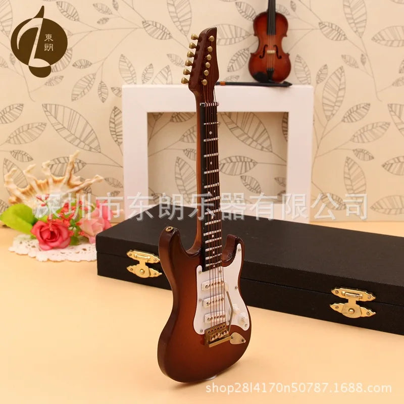 Newborn Photography Clothes for Baby Boy Cool Leather Jacket Clothing Musician Guirar Set Props for Studio Photoshoot Props