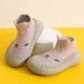 Zapatos de bebé, suela de goma suave, primeros caminantes, calcetines antideslizantes para niños, calcetines de piso, zapatos de calcetín para niños pequeños de 0 a 4 años, botines para niños y niñas