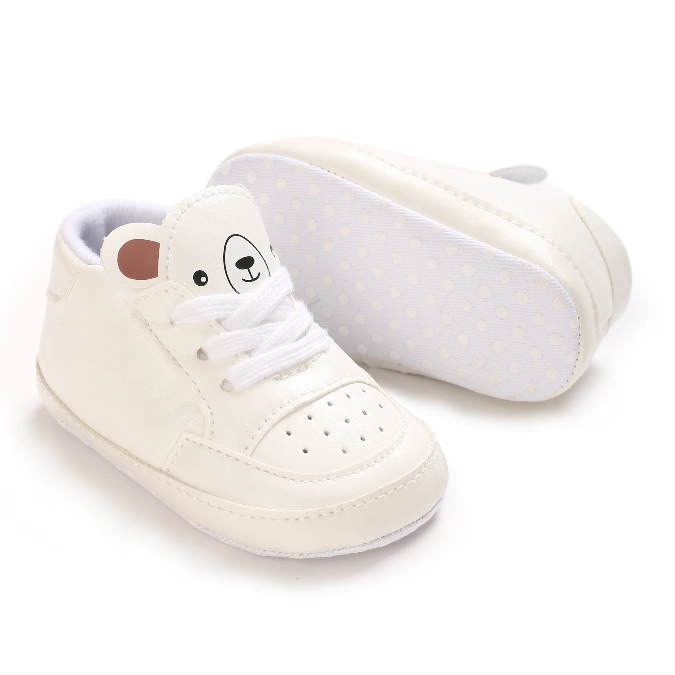 Süße Cartoon-Babyschuhe für Frühling und Herbst 0-18M Neugeborene Jungen und Mädchen rutschfeste Lauflernschuhe weiche Sohlen Sportschuhe
