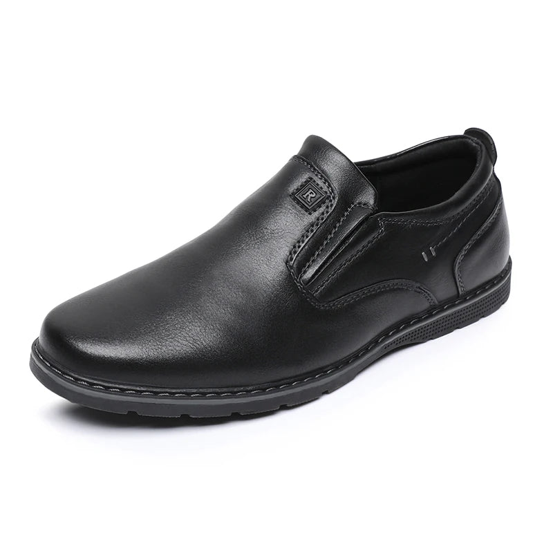 Children Campus Black Leather Shoes, Cowhide Single Shoes Spring And Autumn Style Breathable British Soft Boys Babies Children