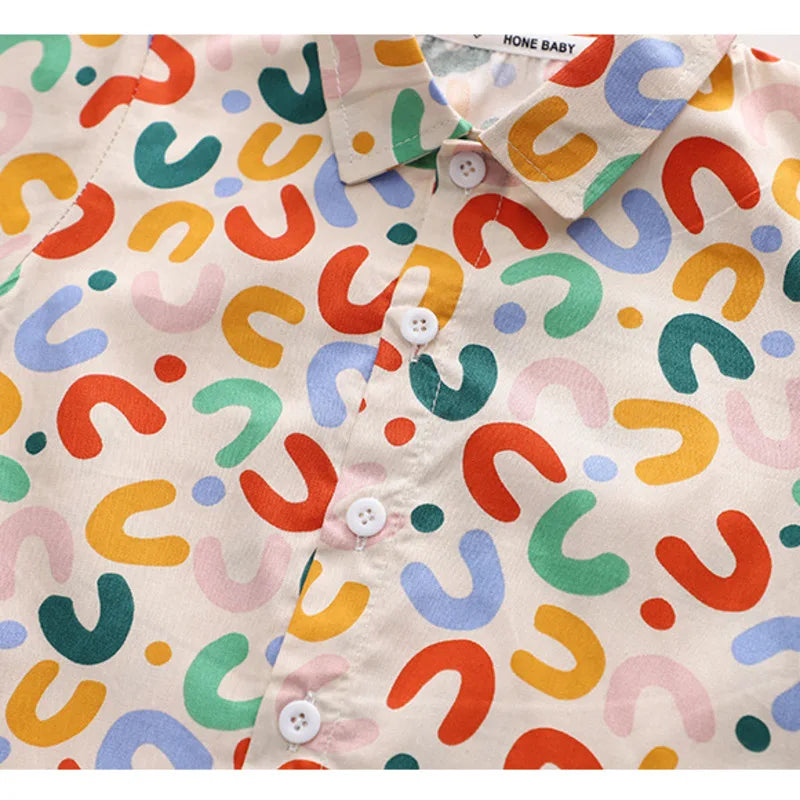 Nuevo Traje de Ropa de Verano para Bebés, Conjuntos Infantiles, Camisa de Letras de Moda para Niños, Pantalones Cortos, 2 Piezas/Conjuntos, Disfraz Casual para Niños Pequeños, Chándales para Niños