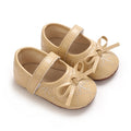 0-18M Baby Girl Leather Shoes New Spring And Autumn Bow Princess Shoes Baby Soft Sole Single Shoes Baby Walking Shoes