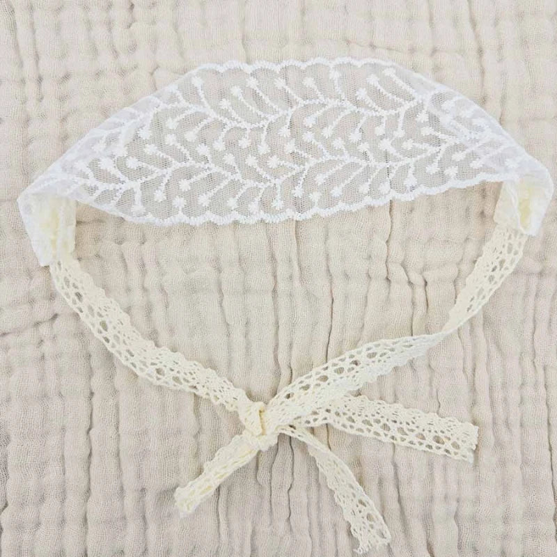Baby Girl Lace Headbands Cute Flower Embroidered Hair Band Sweet Princess Headband Newborn Hair Accessories Photography Props