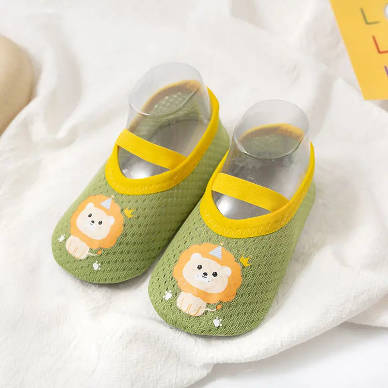 Baby Toddler Shoes First Walkers Non-slip Thickening Shoes Sock Floor Shoes Foot Socks Animal Style for For Babies Flat Shoes