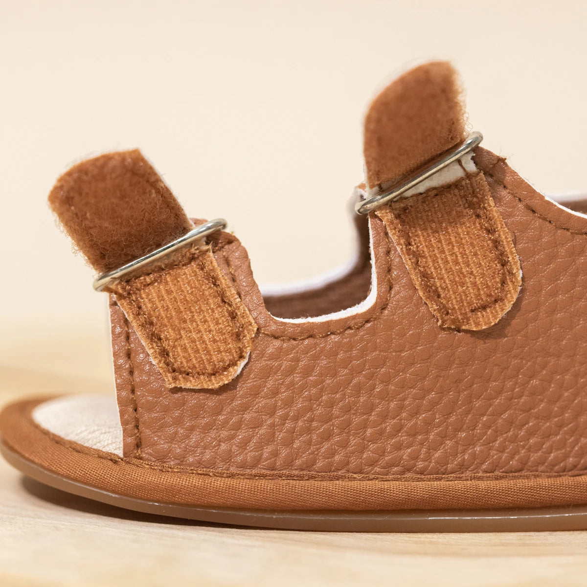 New Baby Sandals Baby Shoes Baby Boy Girl Sandals PU Soft Bottom Sole Anti-Slip Infant First Walker Crib Shoes Newborn Moccasins
