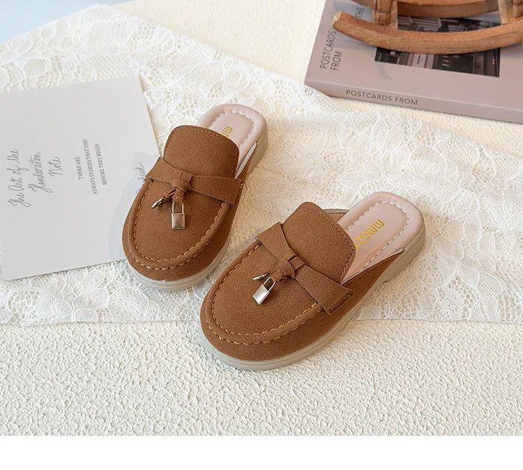 Children Leather Shoes for Girls Boys 2026 Spring Summer New Fashion Korean Style Soft Bottom Anti-slippery Versatile Loafers