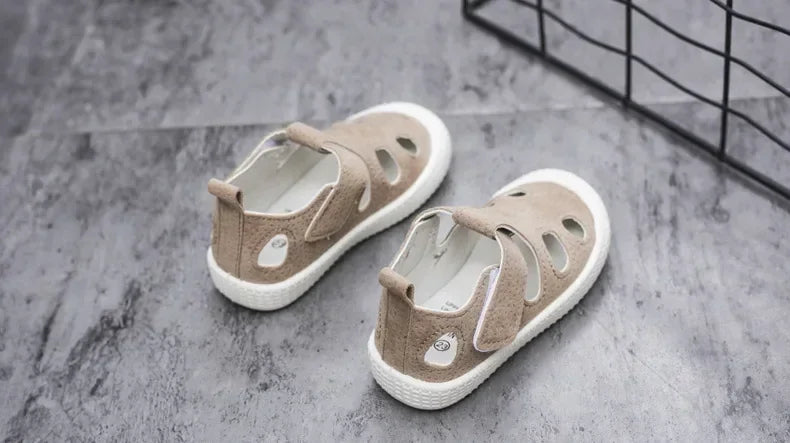 Boys Sandals Children Half Sandals for Boys Girls Toddlers Little Kids Summer Shoes Cut-outs Breathable Fashion Soft Anti-skid