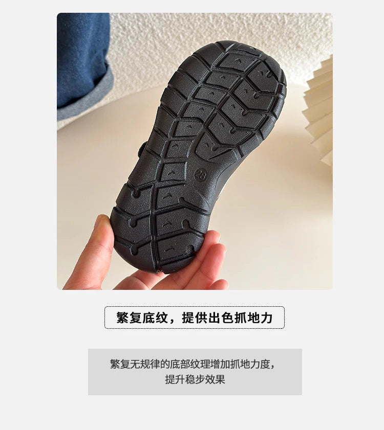Baby Girls Boys Sandals Summer Infant Toddler Shoes Genuine Leather Soft-soled School Kids Casual Shoes Children Beach Sandals
