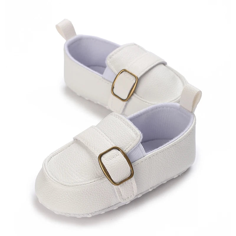 Spring and Autumn British Style Loafers For Babies Aged 0-12 Months Comfortable and Non Slip Walking Shoes