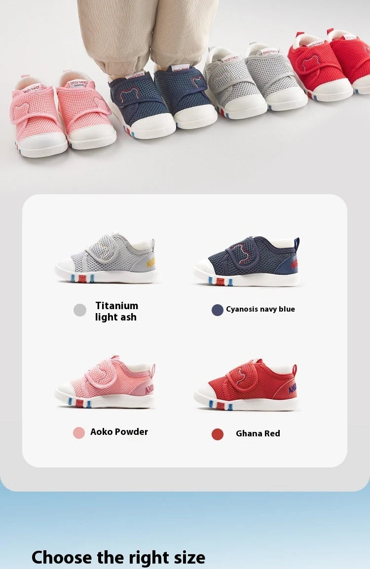 Casual Baby Shoes Infant Baby Girl Crib Shoes Cute Soft Sole Prewalker Sneakers Walking Shoes Toddler First Walker 0-18Month