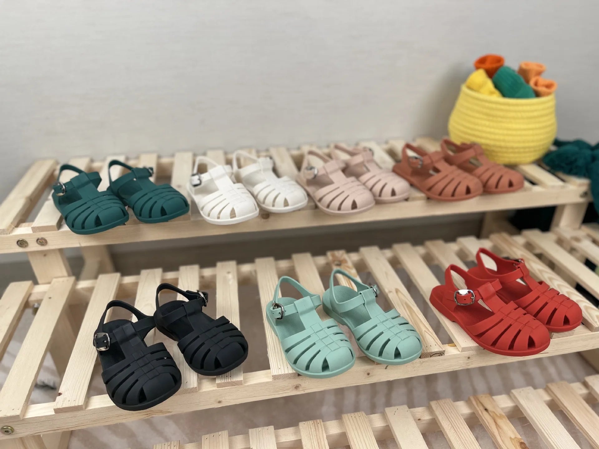 Baby Girls Summer Sandals 2-7y Toddler Soft Non-slip Princess Solid Kids Candy Jelly Children Shoes Casual Roman Sandals