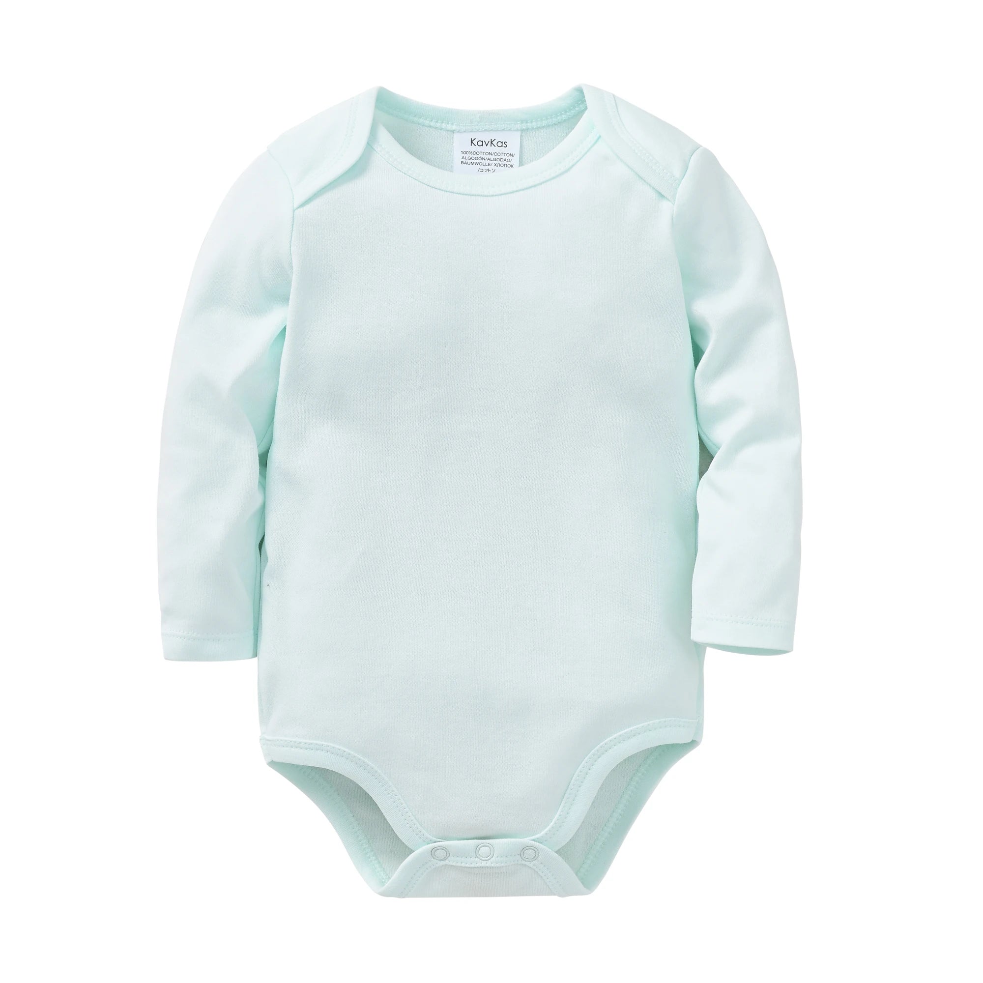 1/3/4/6 Pcs KAVKAS Baby Clothing Rompers Boys 100% Cotton Plain Bodysuit Girls Blank Muslin Jumpsuit 0-24 Months