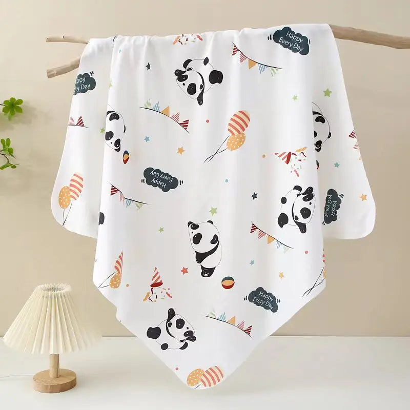 Infant Swaddling Cloth Baby Bath Towel Newborn Bathrobe Cotton Swaddle Blanket for Boy Girl Children's wrap