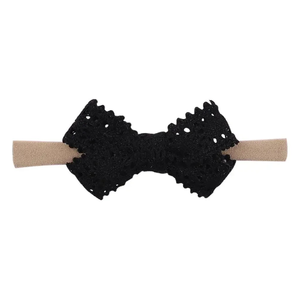Infant Toddler Newborn Elastic Headwear Kids Nylon Soft Hairbands Baby Headband Hair Band Bow Headbands