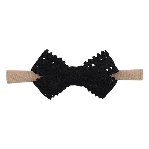 Infant Toddler Newborn Elastic Headwear Kids Nylon Soft Hairbands Baby Headband Hair Band Bow Headbands