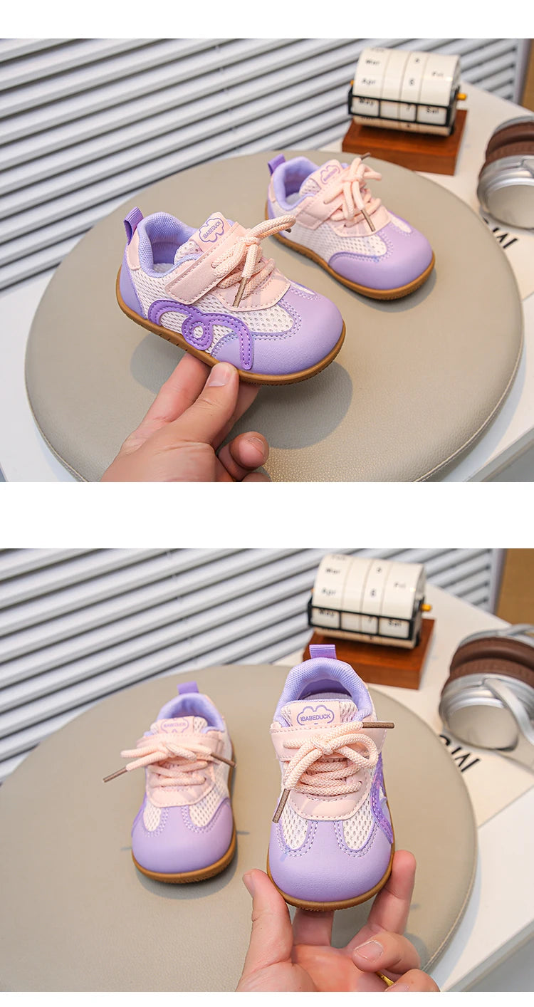 Baby Walking Shoes Breathable Soft Bottom Toddler Kids Running Shoes Non-slip 2026 Brand New Boys Girls Casual Shoes 18-28
