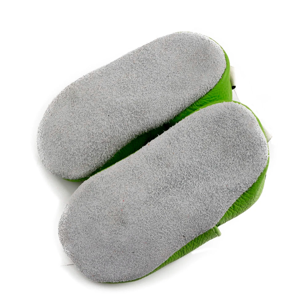 Genuine Leather Baby Shoes 0-24M Newborn Non-Slip Cartoon Toddlers Soft Sole Casual Prewalker Infant Classic First Walker