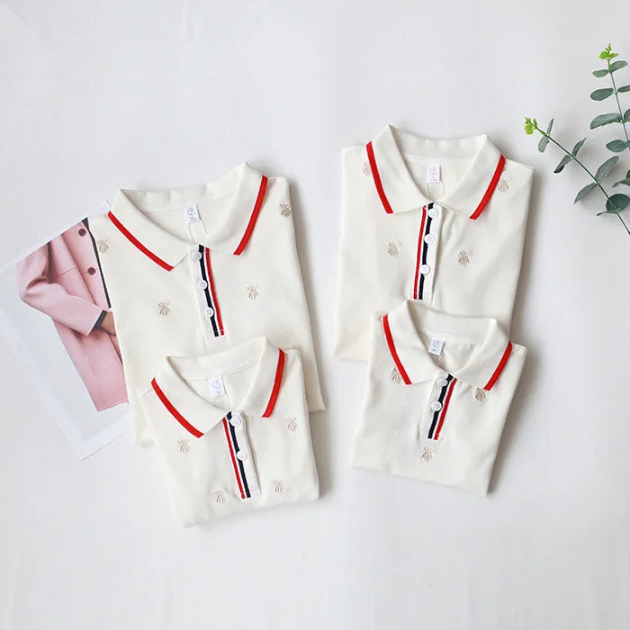 Mother Daughter Dresses Dad Son Shirts Father Baby Outfits for Family Matching Clothes Mom and Daughter Dress Sister Brother Set