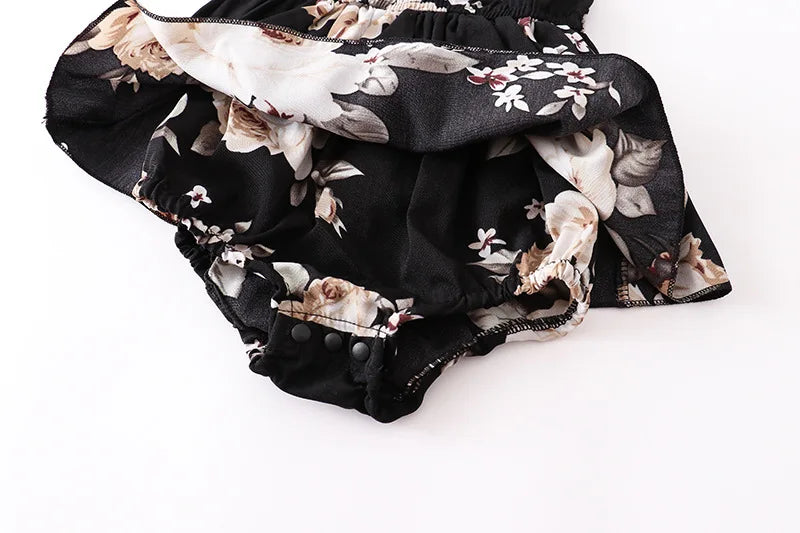 Mother Daughter Dress Summer Children's Clothing Beach Girls Dresses Vestido Baby Romper Family Matching Outfits Women Jumpsuit