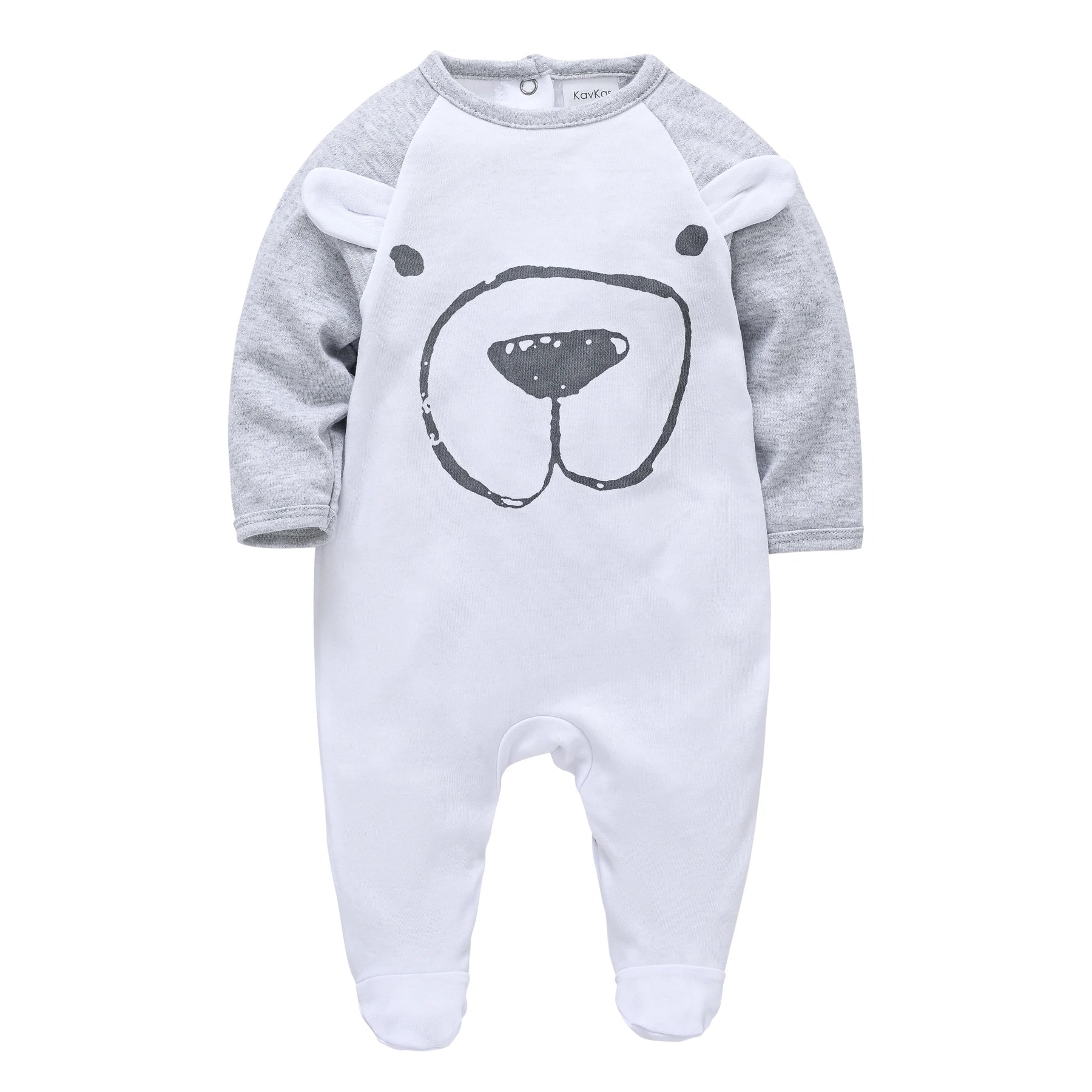 KAVKAS 1/2/3 Pcs Baby Boys Rompers Cartoon Print Overalls Cotton Infant Clothing Kids Jumpsuit Newborn Pajimas 0-3 Months