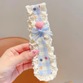 Baby 1/3Pcs Sweet Headbands for Girls with Bangs Stickers Princess Beautiful Hair Finish
