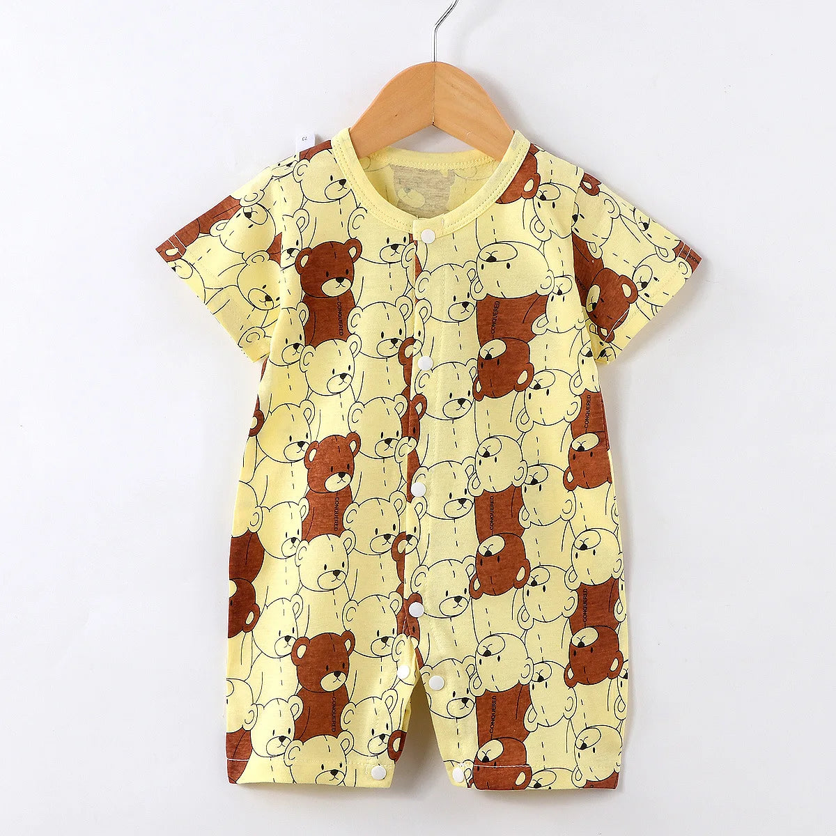 New Baby Newborn Clothes Baby Short-sleeved Jumpsuit 0-2 Years Old Boys Girls Romper Children Wrapping Clothes