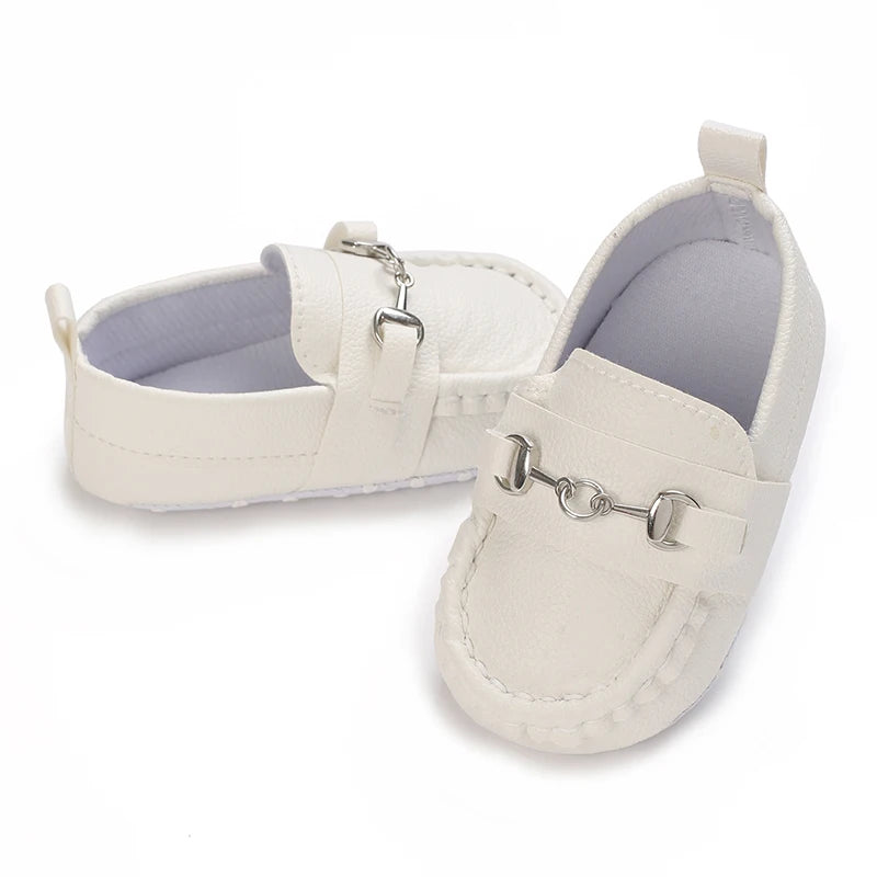 Baby Boy Vintage Leather Shoes 0-18M Multicolor Cuff First Walker Soft Sole Comfortable Spring Autumn Newborn