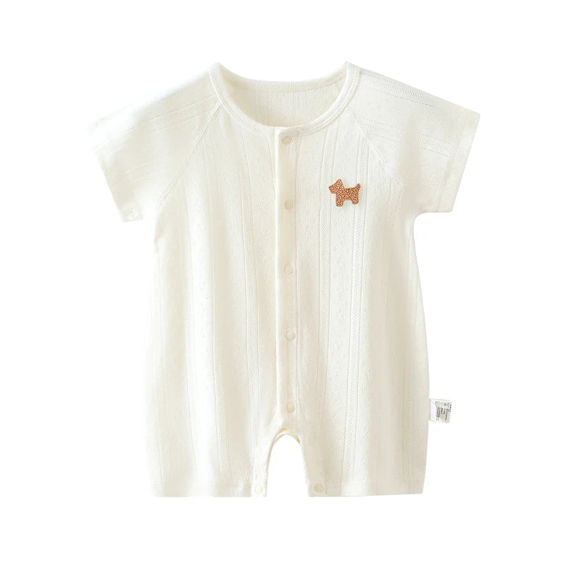 Ropa de bebé de verano fina con aire acondicionado, mono de manga larga, ropa de recién nacido, pijama de algodón puro, pelele, ropa de verano para bebé