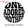 Mom Mother's Day Iron On Patches DIY Heat Transfer Decals for Clothing T-Shirts Bags  Mama Gift transfer decal painting