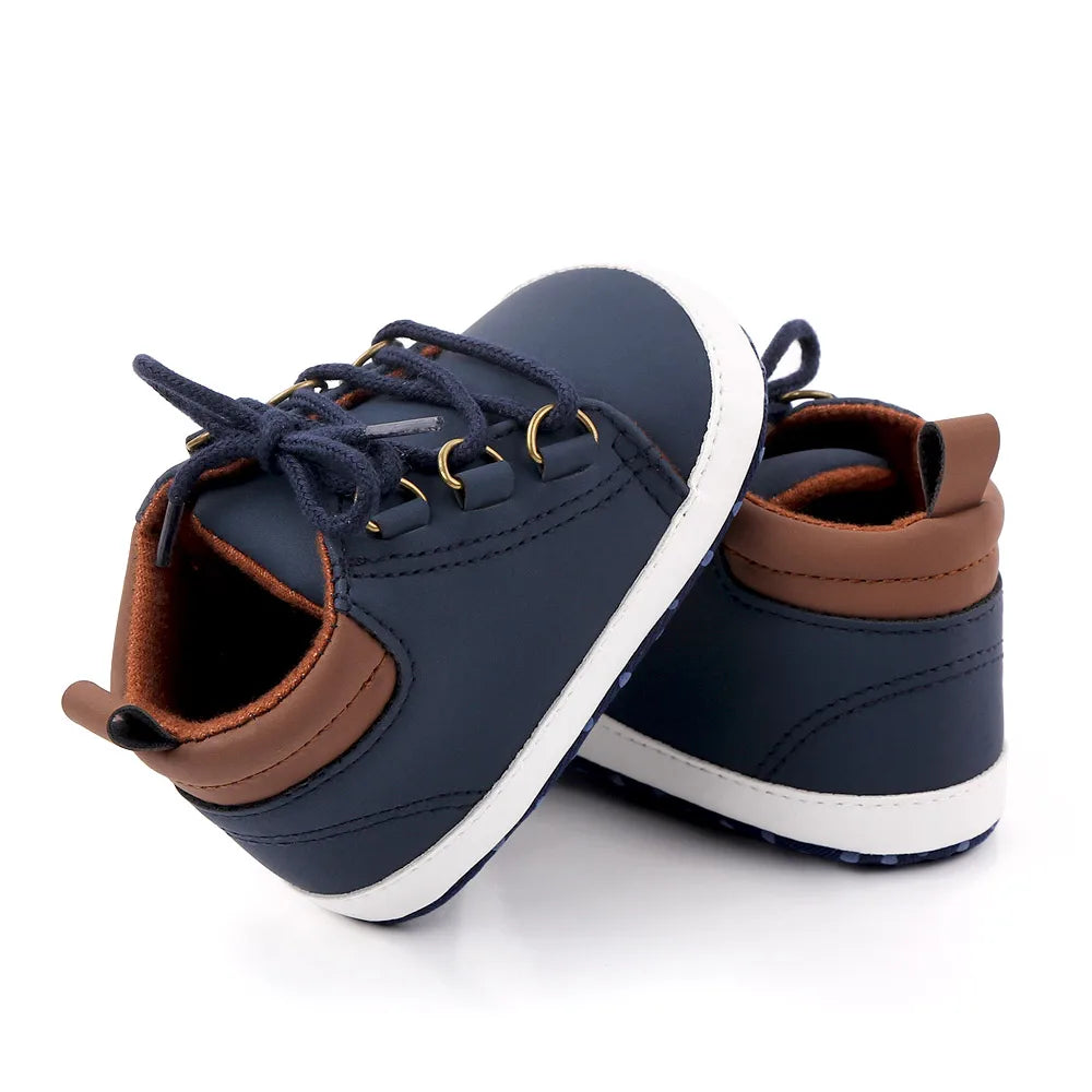 Baby Schuhe Frühling und Herbst Stil Weiche Baumwolle Rutschfeste Sohle Lässig für Jungen und Mädchen 0-9-18 Monate Kleinkind Vorlaufen D2351